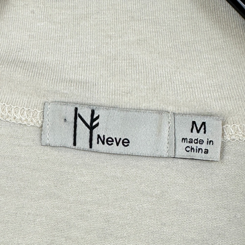 Neve 1/4 Zip Shirt Womens M White Chamonix Base Layer Silk Wool Blend Ski Skier - Picture 5 of 16